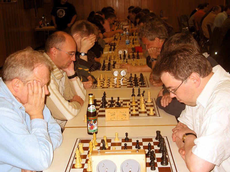 Blitz-Schach beim Marathon-Turnier