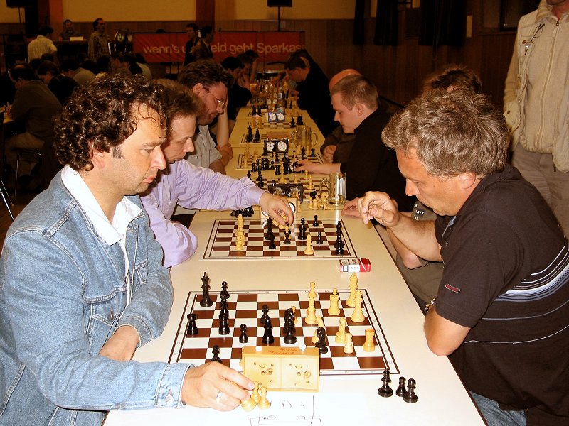 Blitz-Schach beim Marathon-Turnier