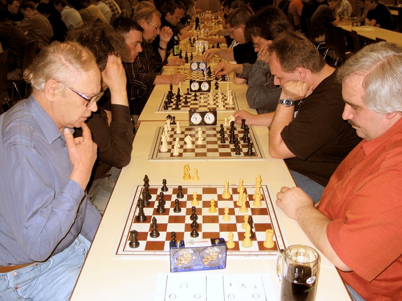 Blitz-Schach beim Marathon-Turnier