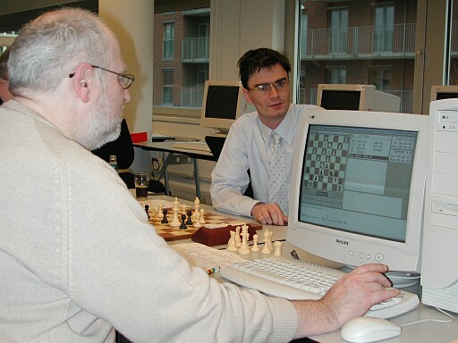 Ed Schröder mit Loek van Wely