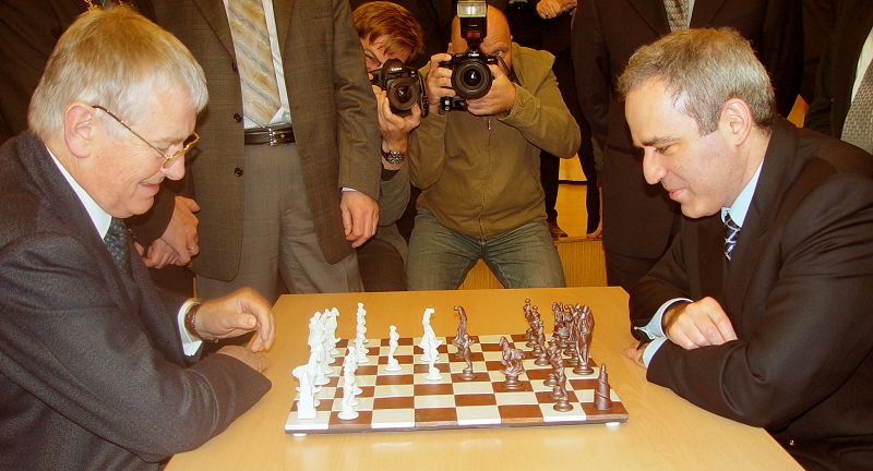 Schily, Kasparow