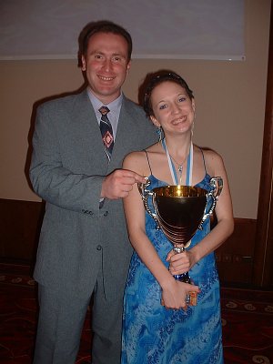 IM Miroslav Shvartz und seine Schülerin FGM Elisabeth Pähtz