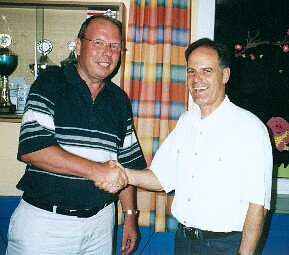 Die Ehrenvorsitzenden der Schachgemeinschaft Rochade Kuppenheim