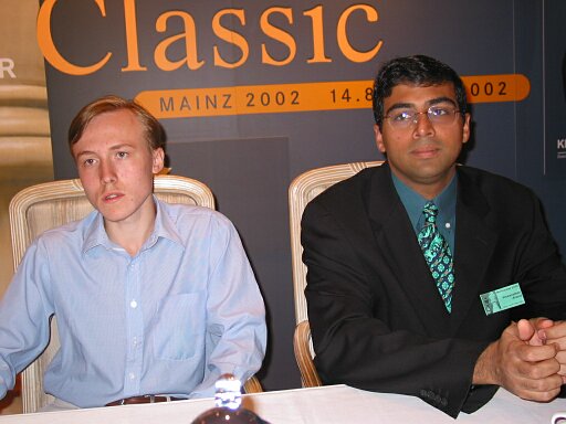 Chess Classic Mainz 2002: Ruslan Ponomarjow, Viswanathan Anand