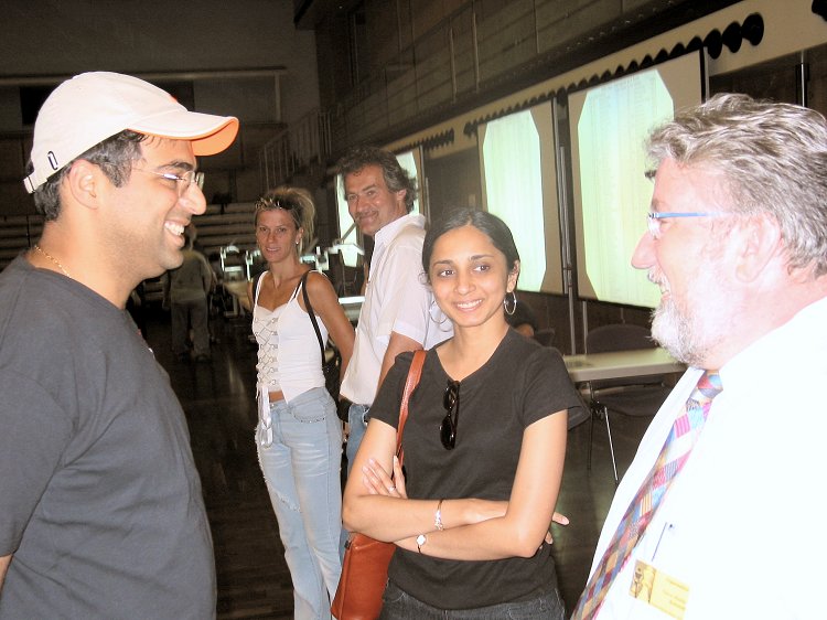 Viswanathan Anand, Aruna Anand, Hans-Walter Schmitt