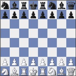 Startstellung Chess960 1. Partie