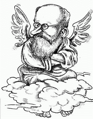 Frank Stiefel: Karikatur von Steinitz