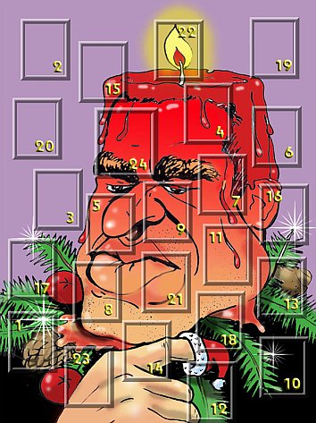 Schach-Karikatur Vishy Anand