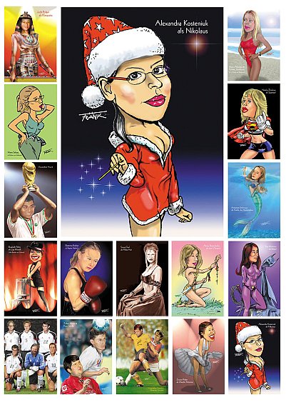 Schach-Postkarten von Frank Stiefel