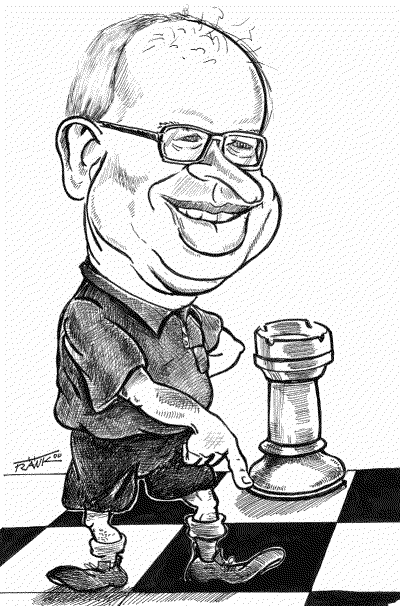 Karikatur Horst Metzing