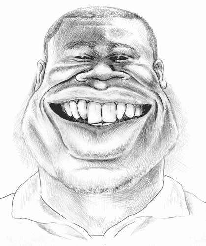 Karikatur Gerald Asamoah