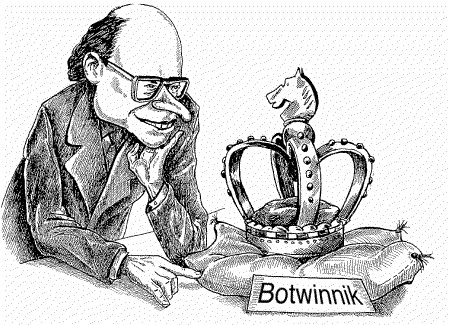 Karikatur David Bronstein