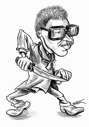 Karikatur Gata Kamski