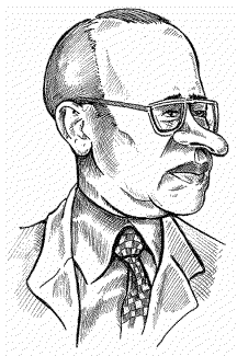 Karikatur Samuel Reschewsky