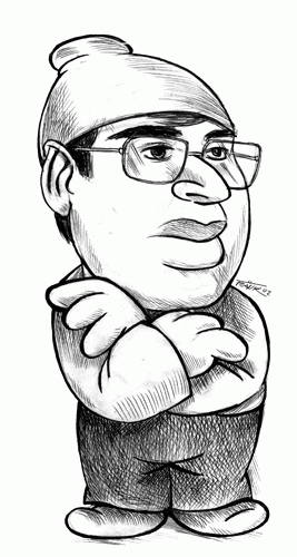 Karikatur Vishy Anand
