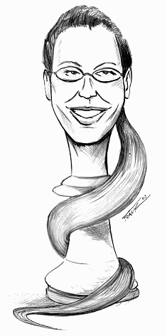 Karikatur Alexandra Kostenjuk