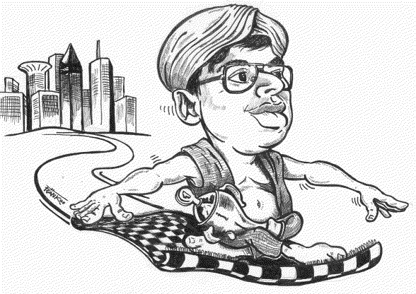 Karikatur Viswanathan Anand