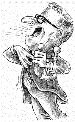 Karikatur Wassili Smyslow