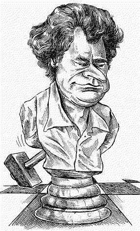 Karikatur Boris Spasski
