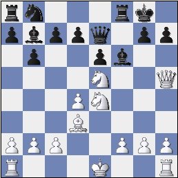 Schach-Stellung Ed. Lasker - Thomas