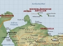 Karte Curacao